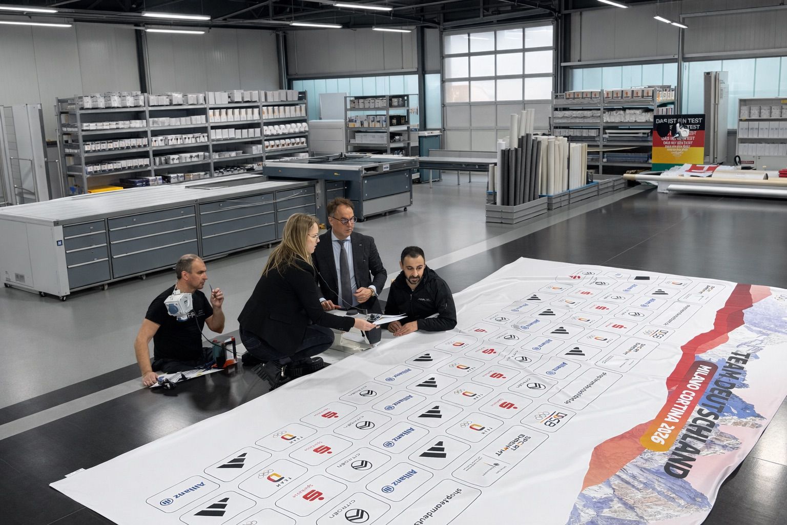 Team Deutschland sichtbar machen beginnt nicht erst in Cortina…